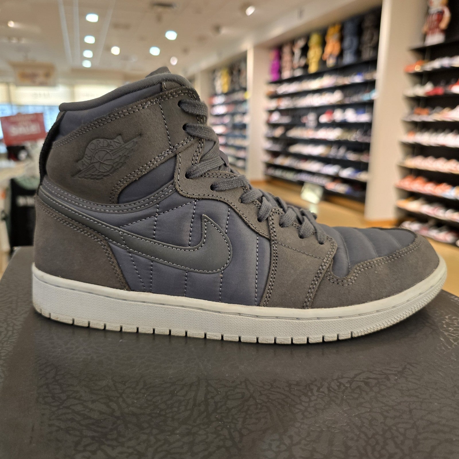 Size 10 - Air Jordan 1 Strap High Dark Grey