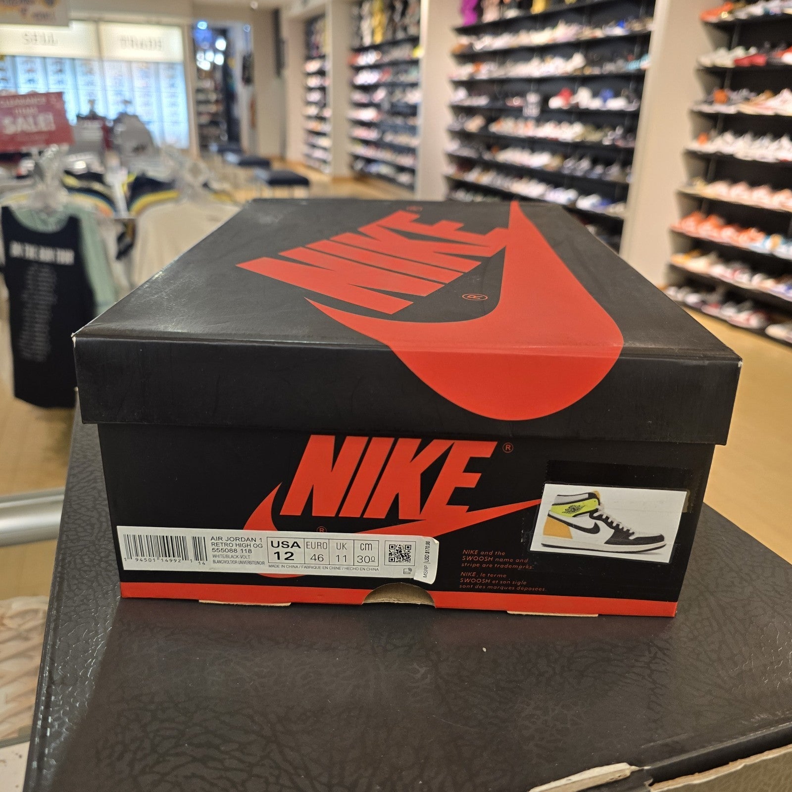 Size 12 - Jordan 1 Retro High OG Volt