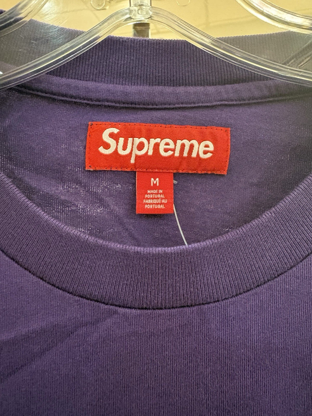 Supreme Small Box L/S Tee (SS22) Purple