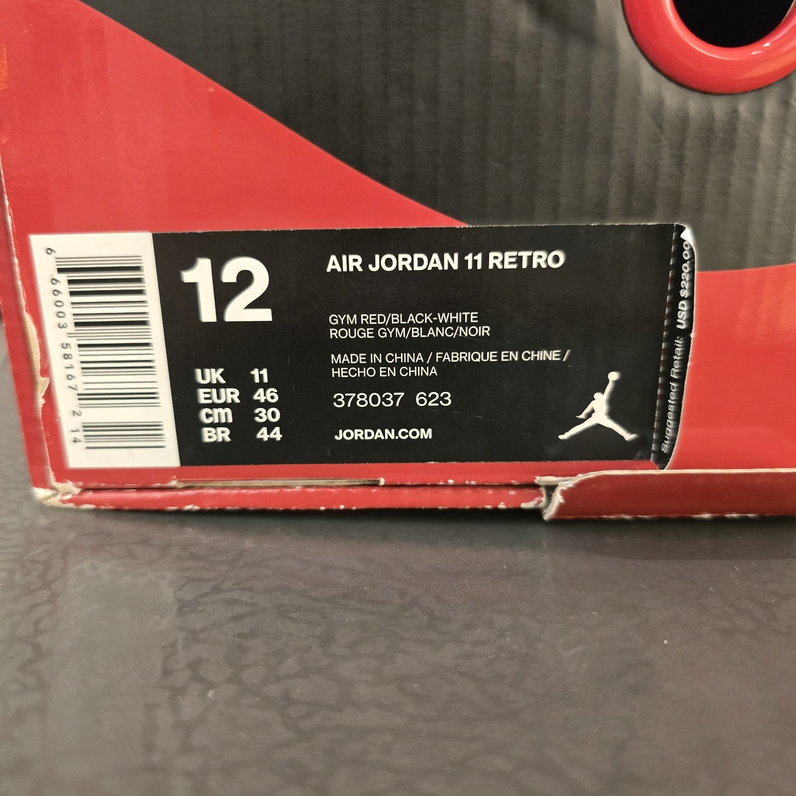 Size 12 - Jordan 11 Retro High Win Like '96