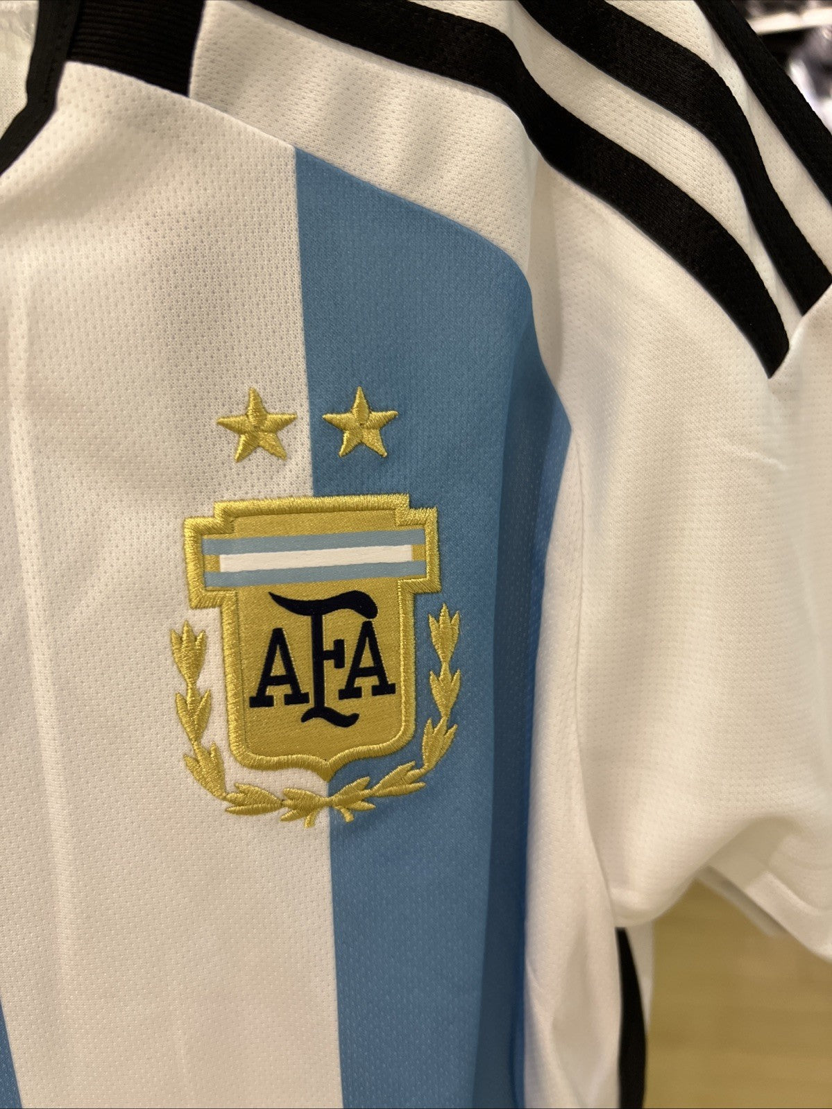 adidas Argentina 2022 Home Jersey White/Light Blue Women’s Sz S