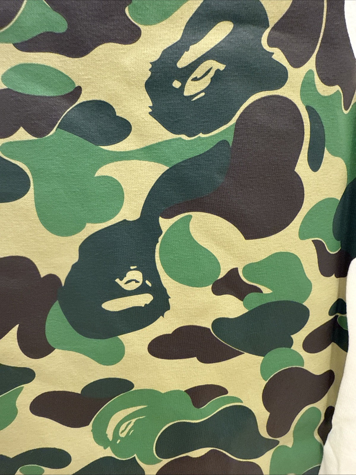 A Bathing Ape BAPE Camo Ape Head Tee Men’s Sz L