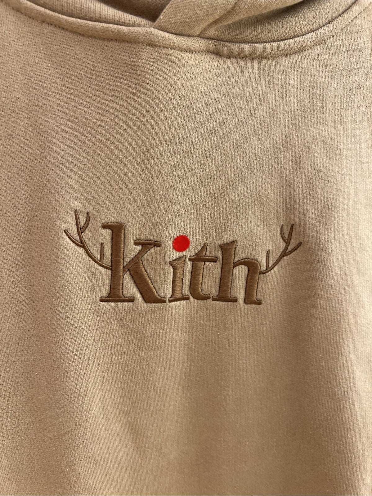 Kithmas Reindeer Serif Loft Hoodie Sz L