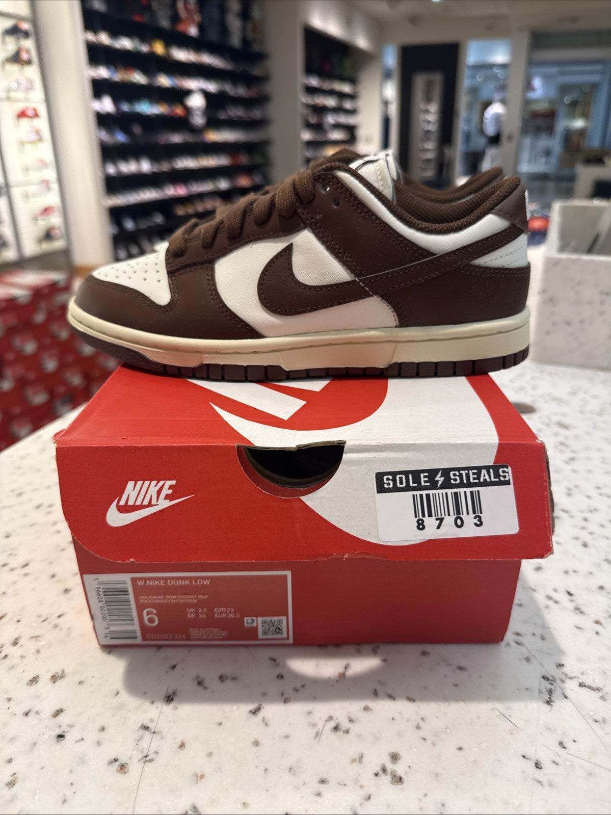 Size 6 - Nike Dunk Low Cacao Wow W
