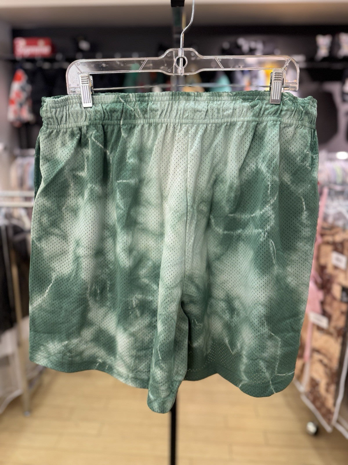 Eric Emmanuel green tie dye shorts Size XXL