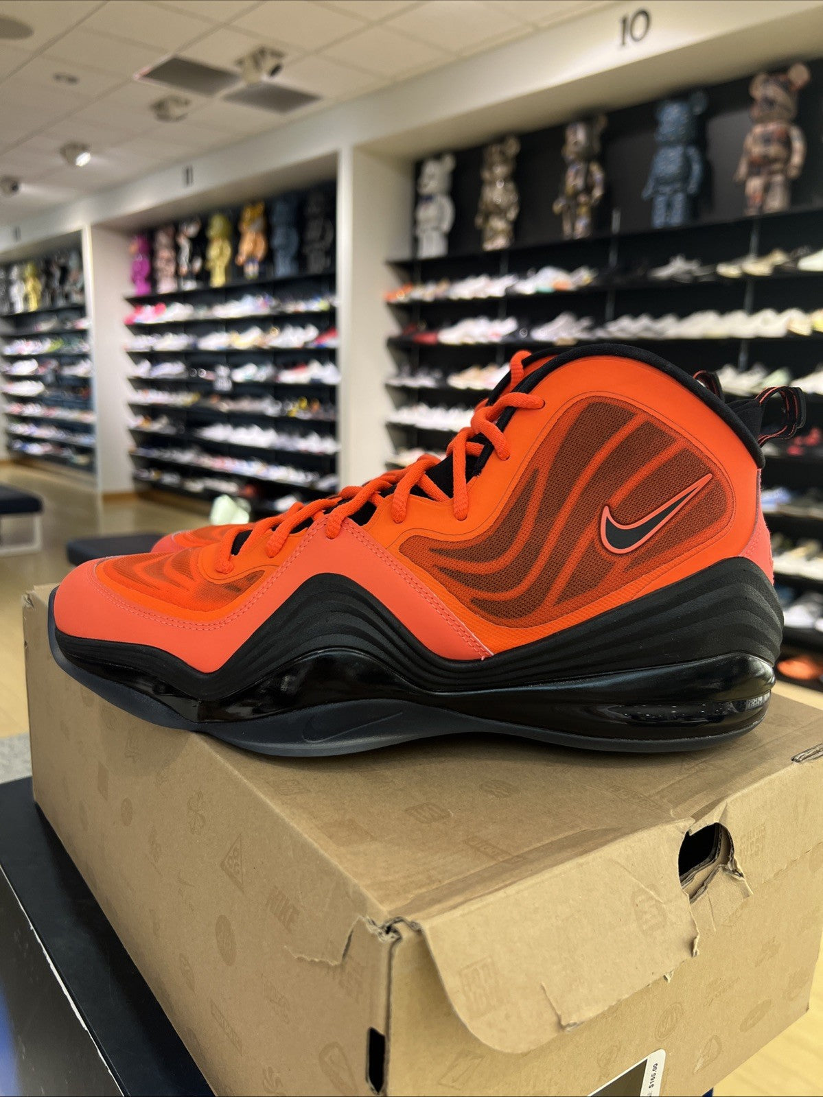 Nike Air Penny 5 Total Crimson Sz 11.5 USED