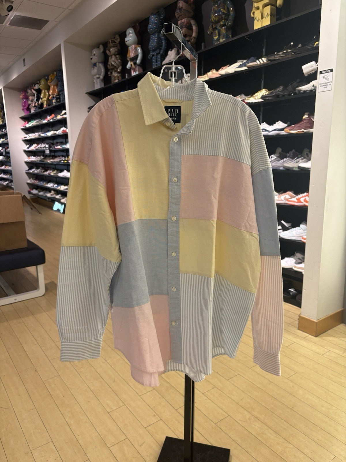 Palace x Gap Drop Shoulder Oxford Shirt Multi Size M