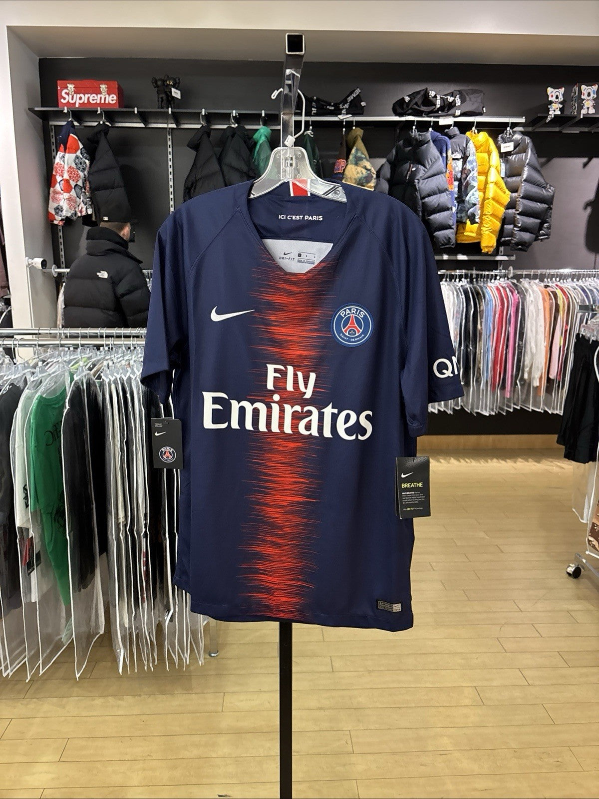 Nike PSG NK Vapor Match Home 2018/19 Jersey Blue SZ L