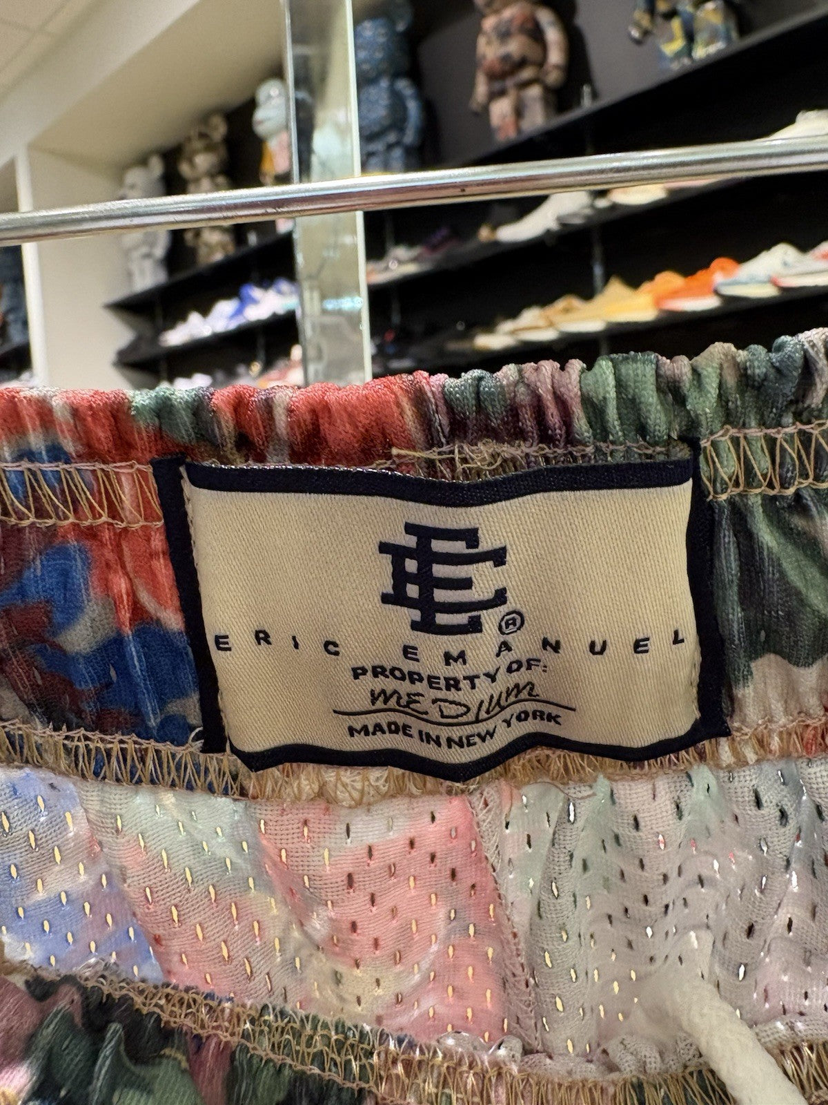 Eric Emanuel EE Basic/Core Short Wallpaper/Blue Size Medium 