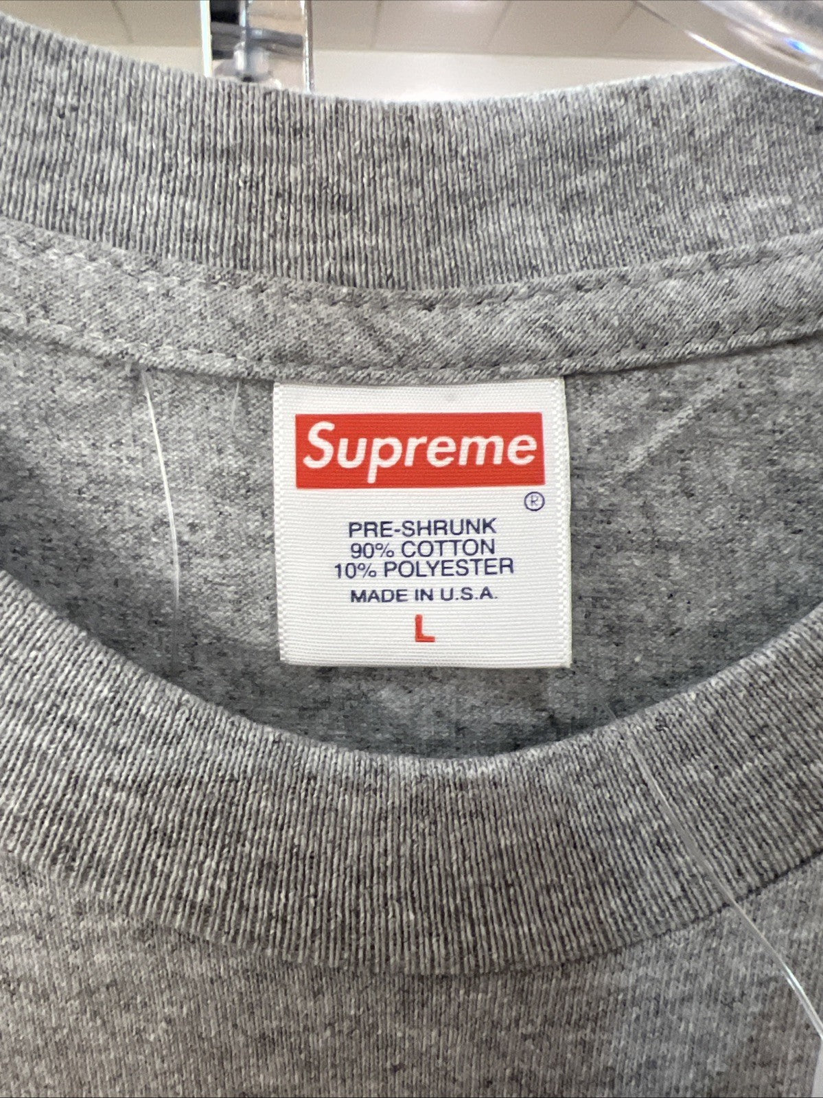 SUPREME x Rick Rubin T-Shirt Gray Sz L