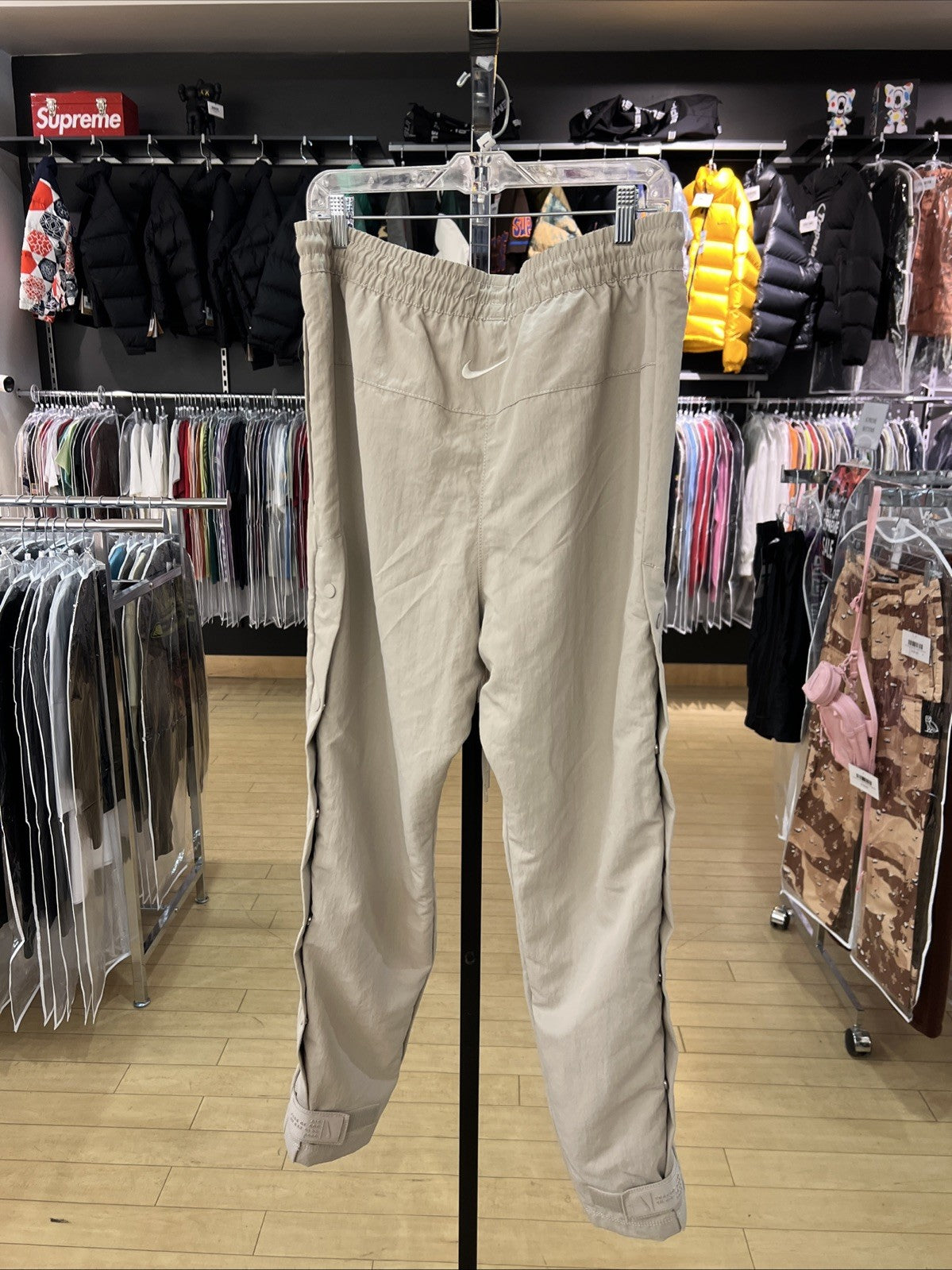 Nike x Fear Of God NBA NRG Warm Up Pant 'String' Sz L DEFECT