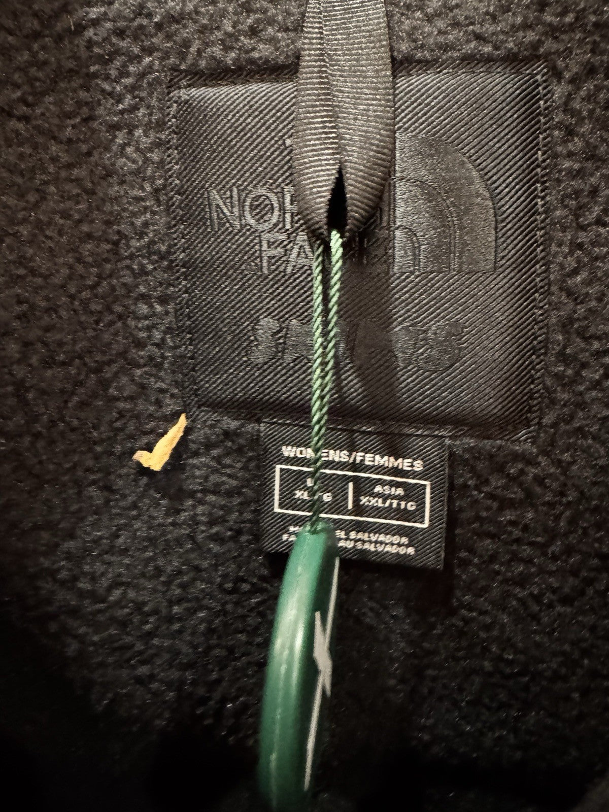 Skims X The North Face 1995 Retro Denali Fleece Jacket in Onyx Size XL