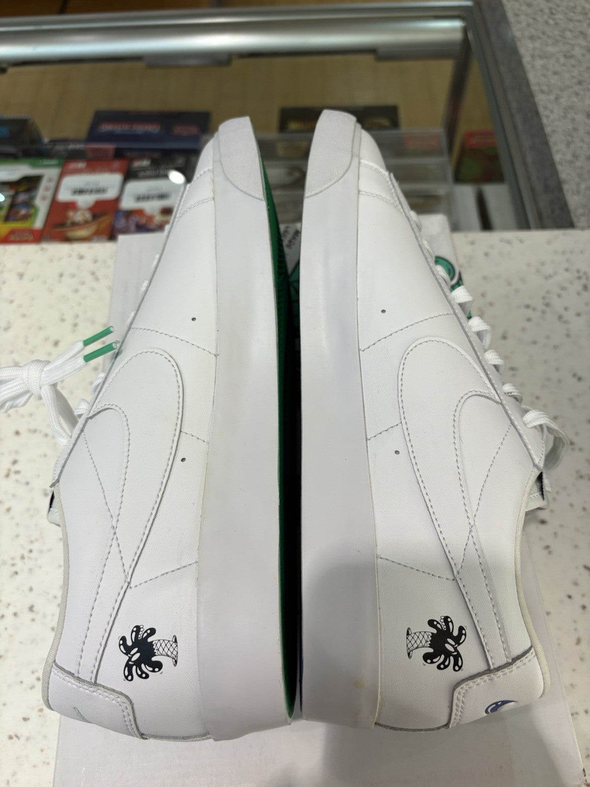 Steven Harrington x Nike Blazer Flyleather QS Low Earth Day Size 12 DEFECT