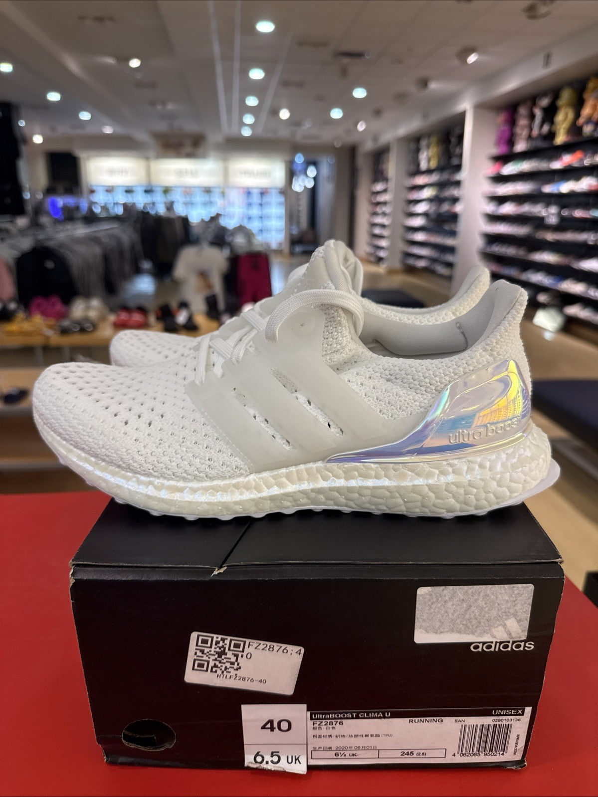 Adidas UltraBoost CLIMA U. Unisex Running Shoe, Men’s Size 7.