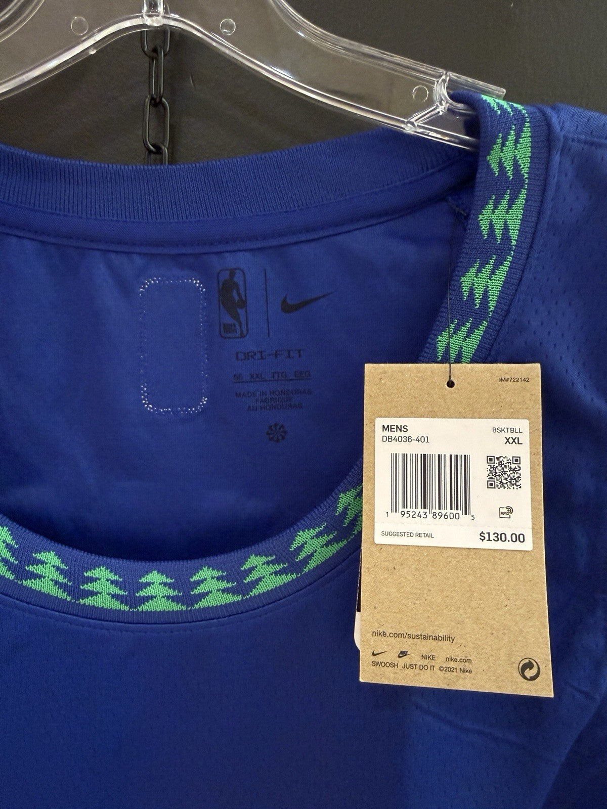 Nike Minnesota Timberwolves Karl Anthony Towns City Edition Sz XXL