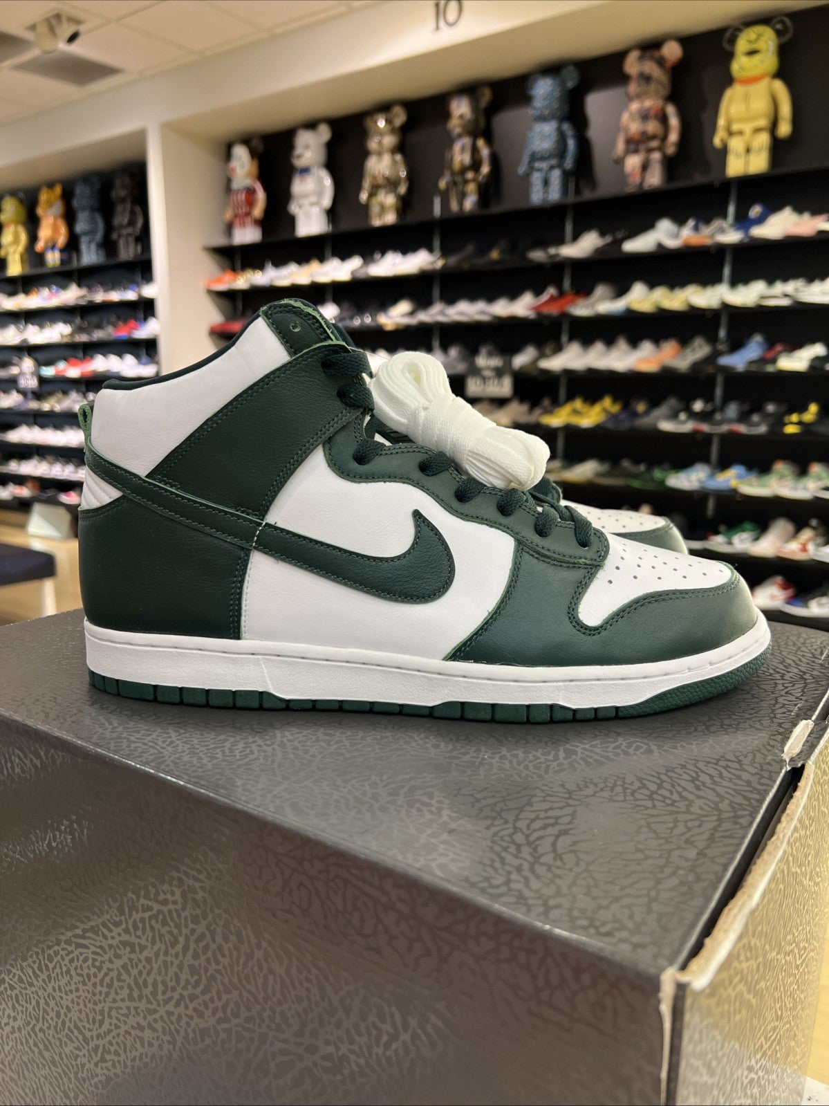 Nike Dunk SP High Spartan Green Sz 13 DEFECT