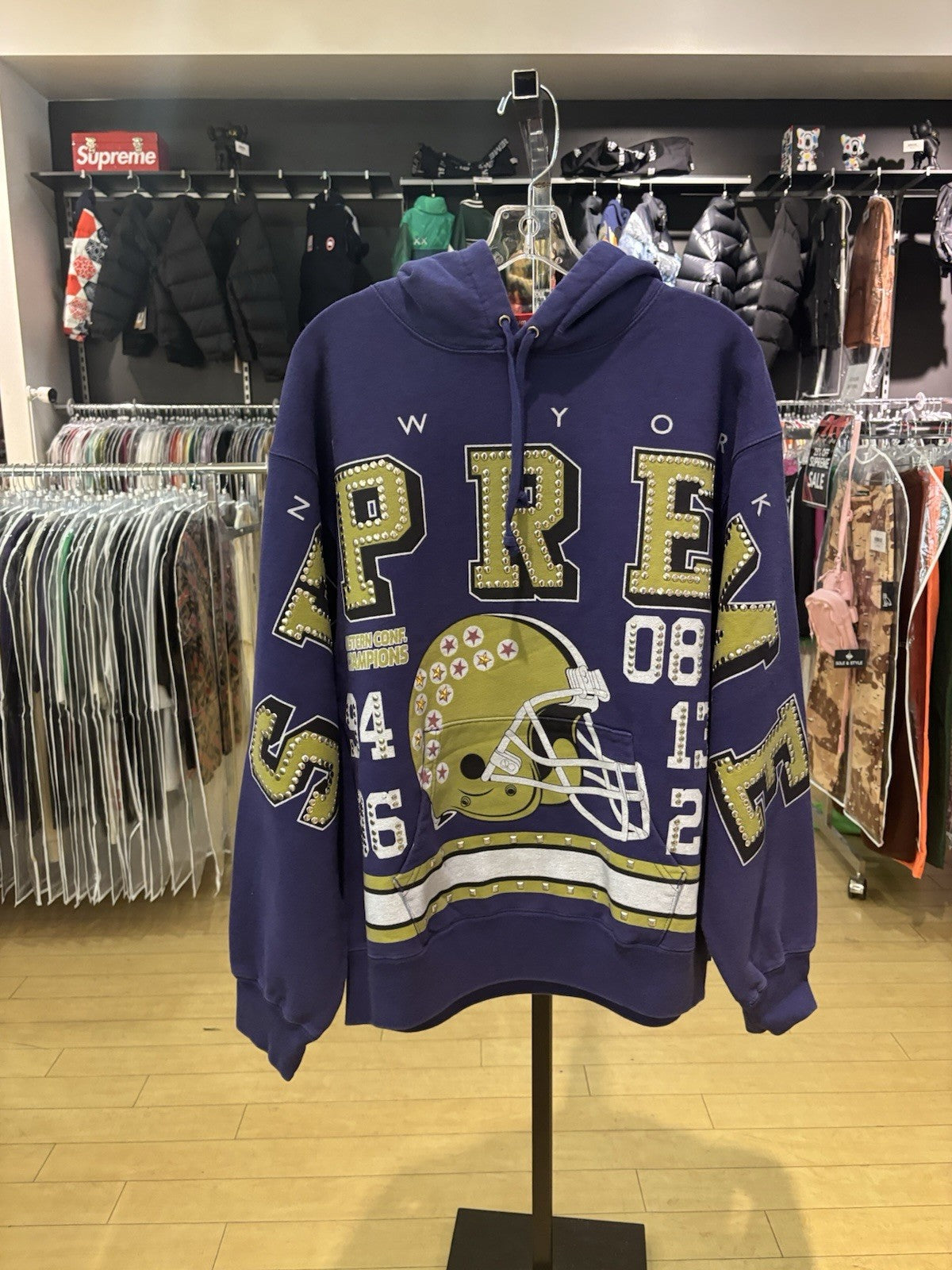 Supreme Champions Studded Hooded Sweatshirt 