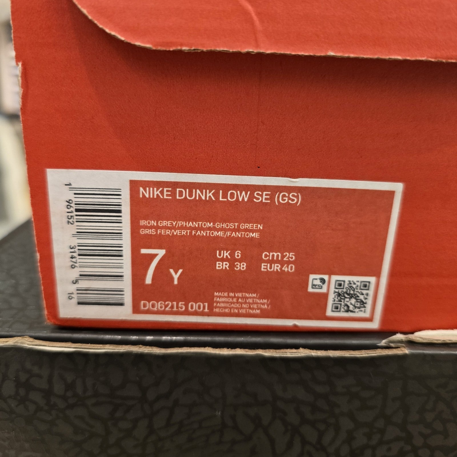 Size 7Y - Nike Dunk Low Halloween 2022 GS