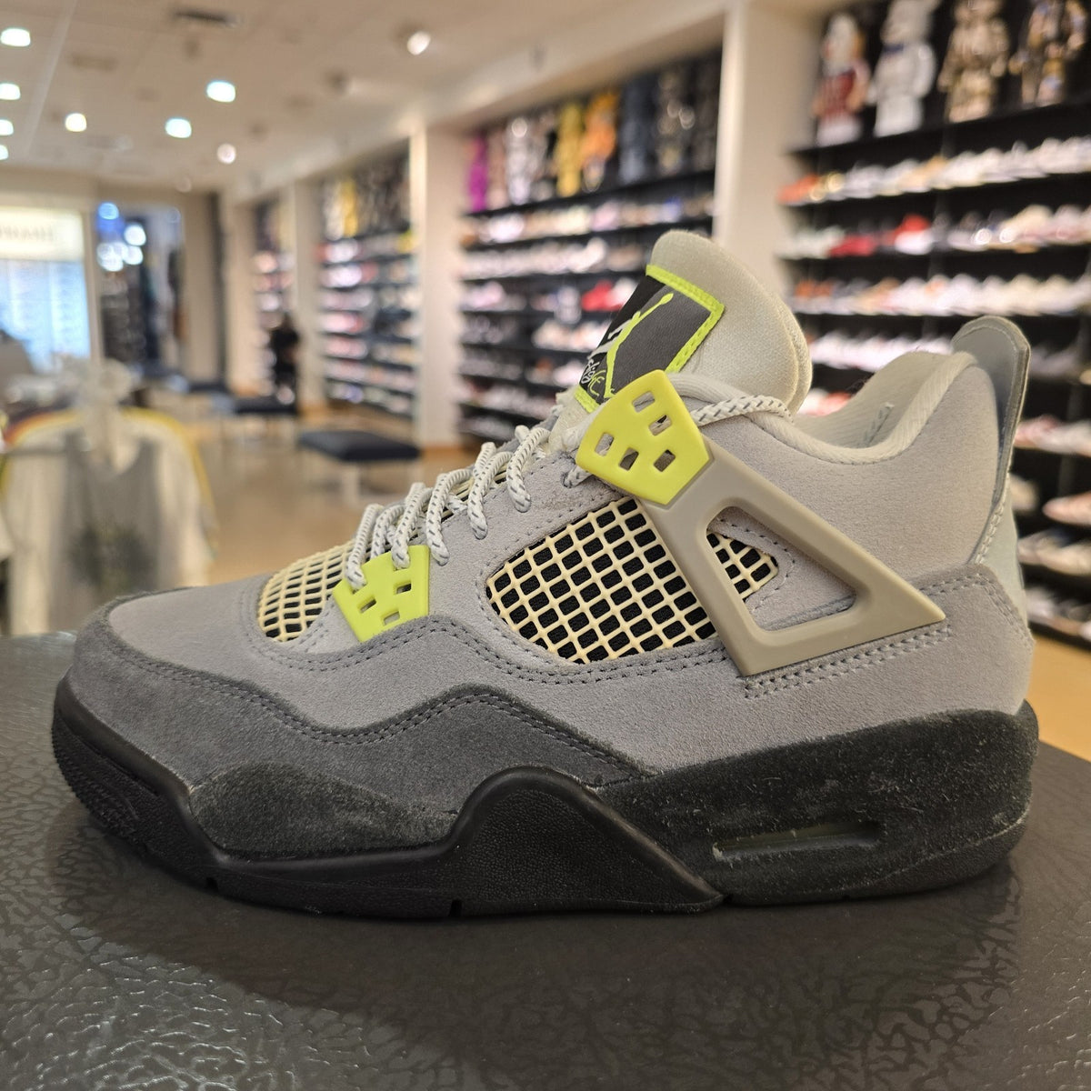 Size 4Y - Air Jordan 4 Retro Neon GS