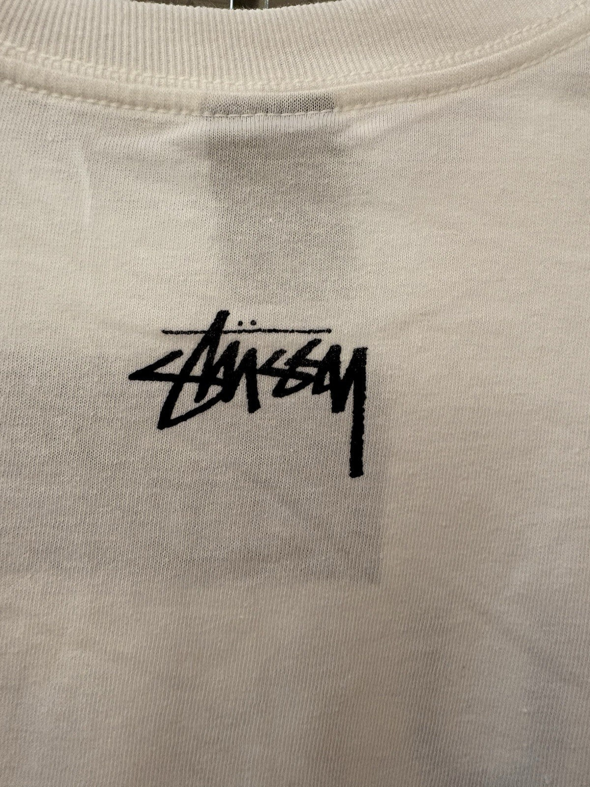 Stussy Funky Fresh Gear For Those Livin Large!! Tee 'White' Sz Large 