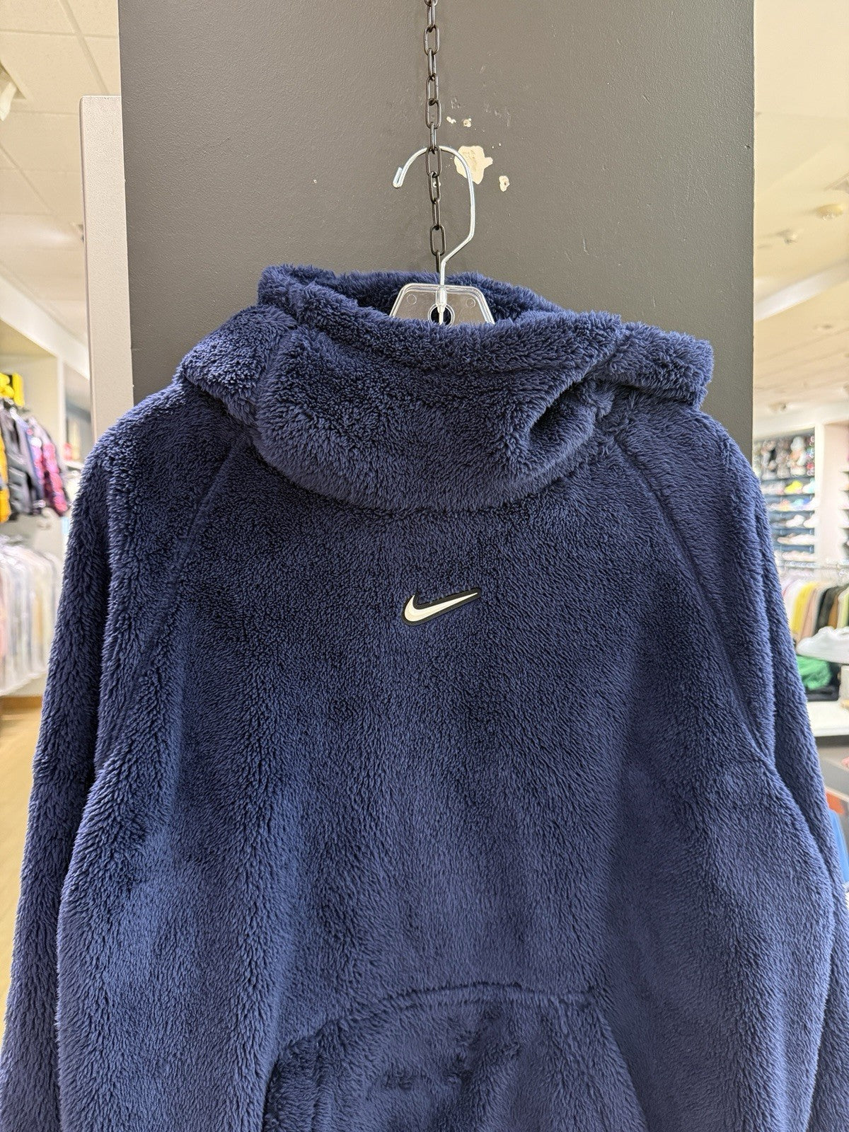 Nike X Nocta Women's Chalet Polar Top Dark Blue SZ Small