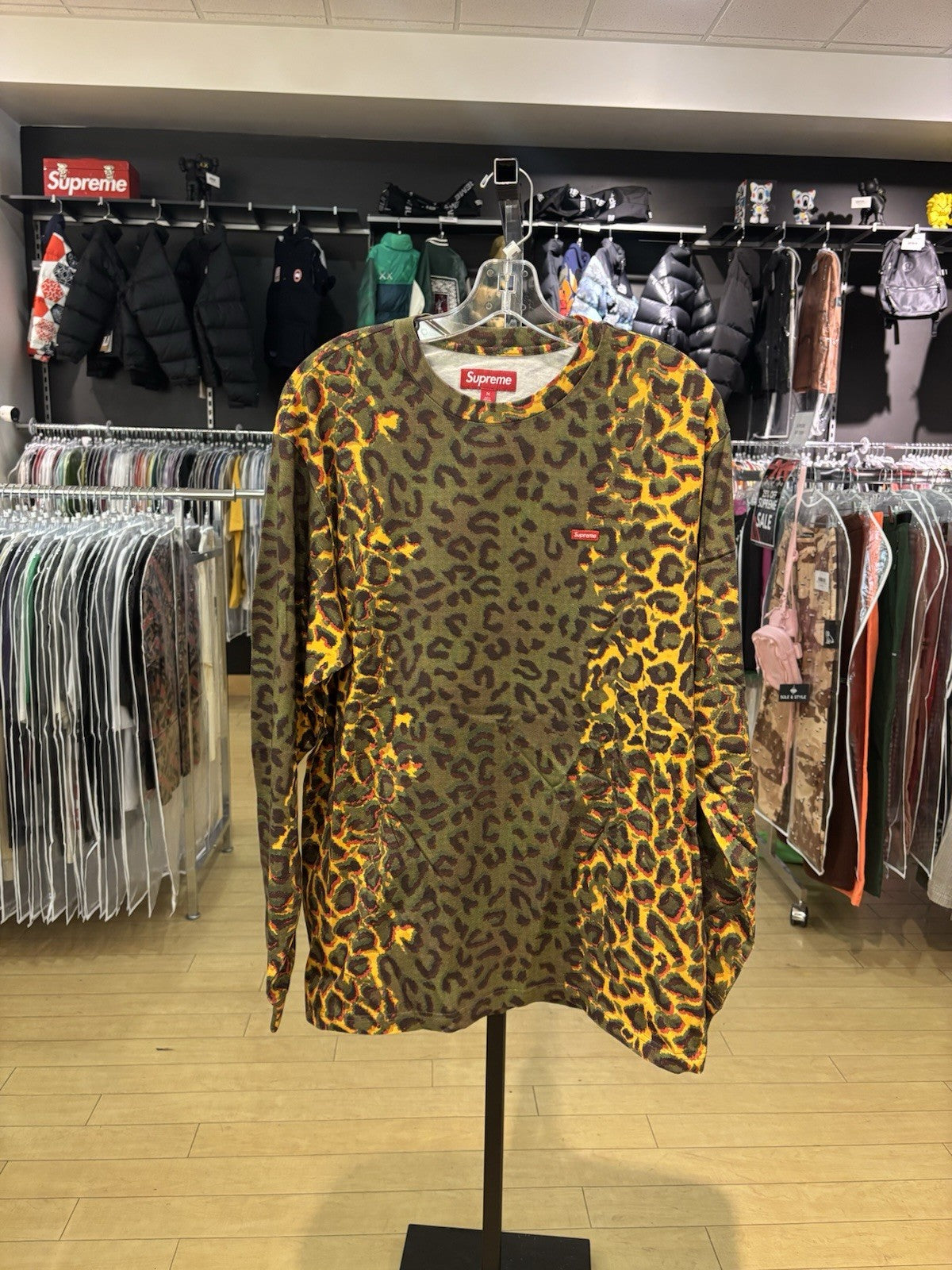 Supreme Small Box L/S Tee (FW24) Cheetah