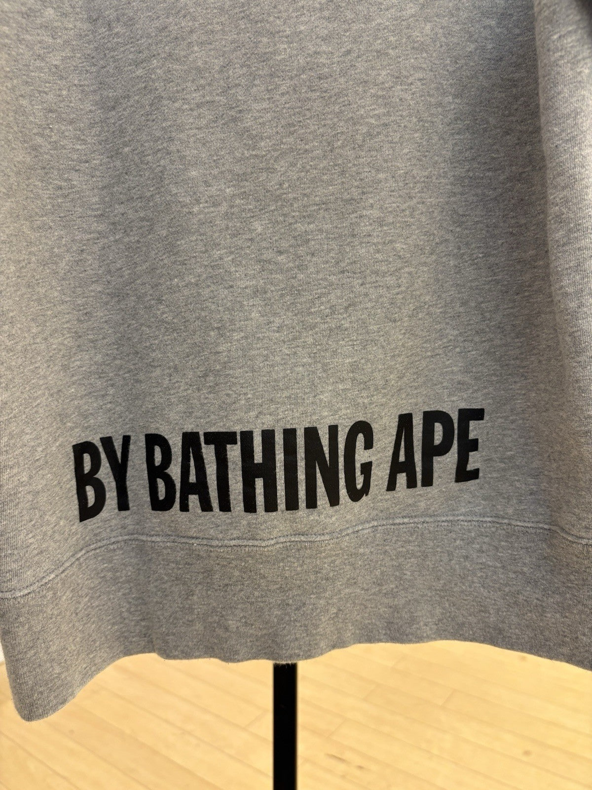 BAPE Ape Face Crewneck Sweatshirt Sweatshirt Gray Size Small