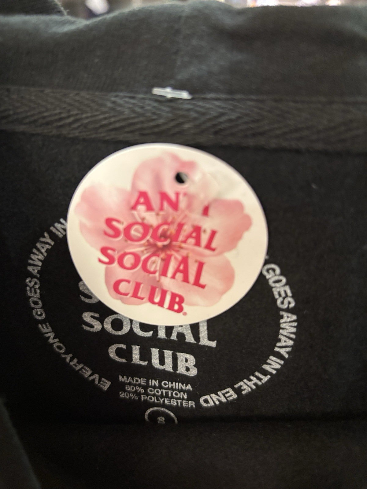 Anti Social Social Club Popcorn Hoodie SZ S