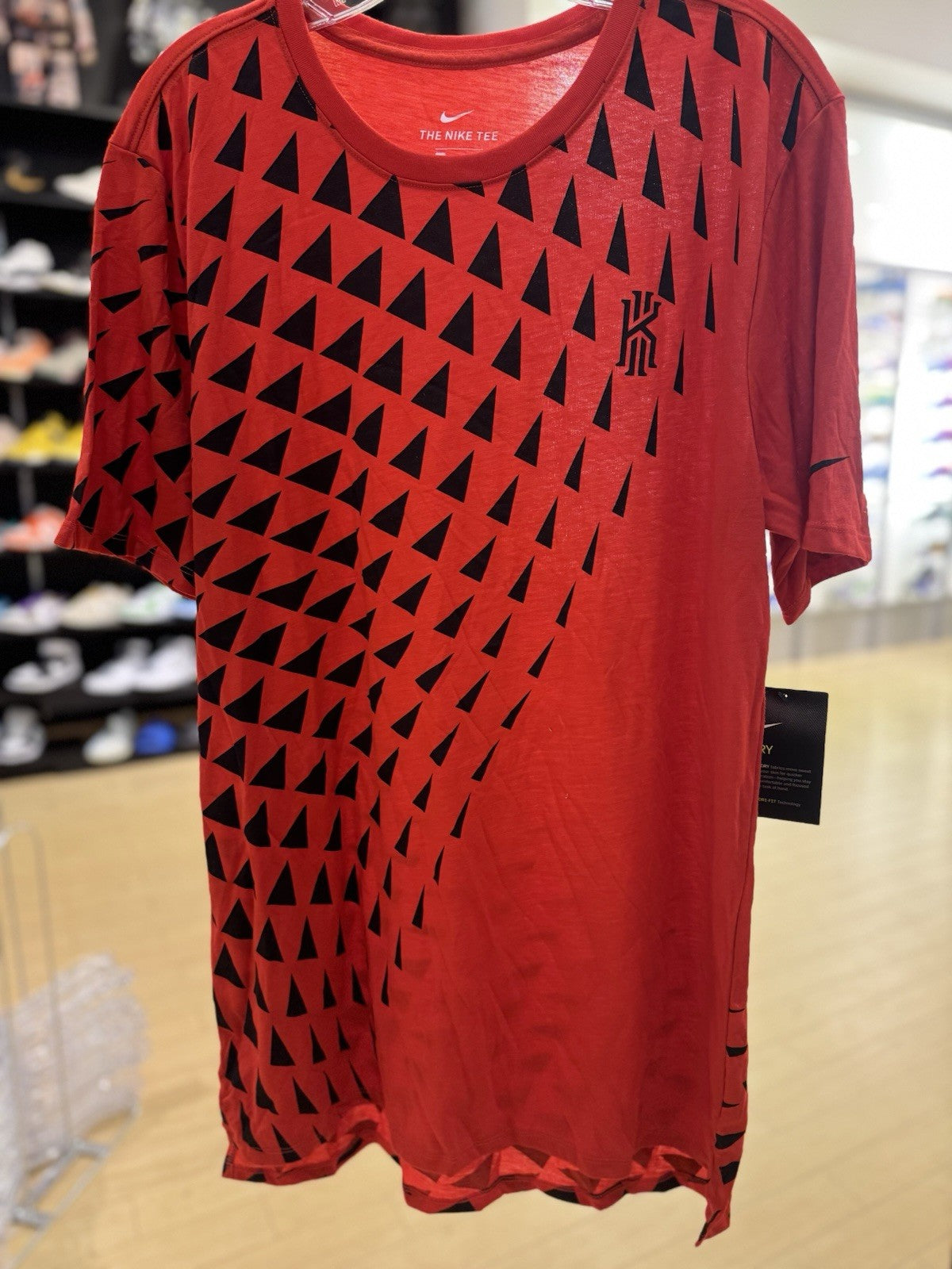 Nike Apparel Men Nike Kyrie Art 1 Red Black Size Medium