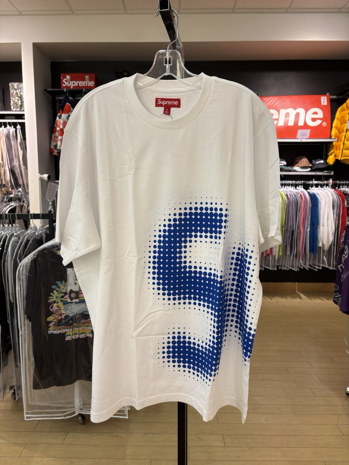 Supreme Halftone S/S Top White XL