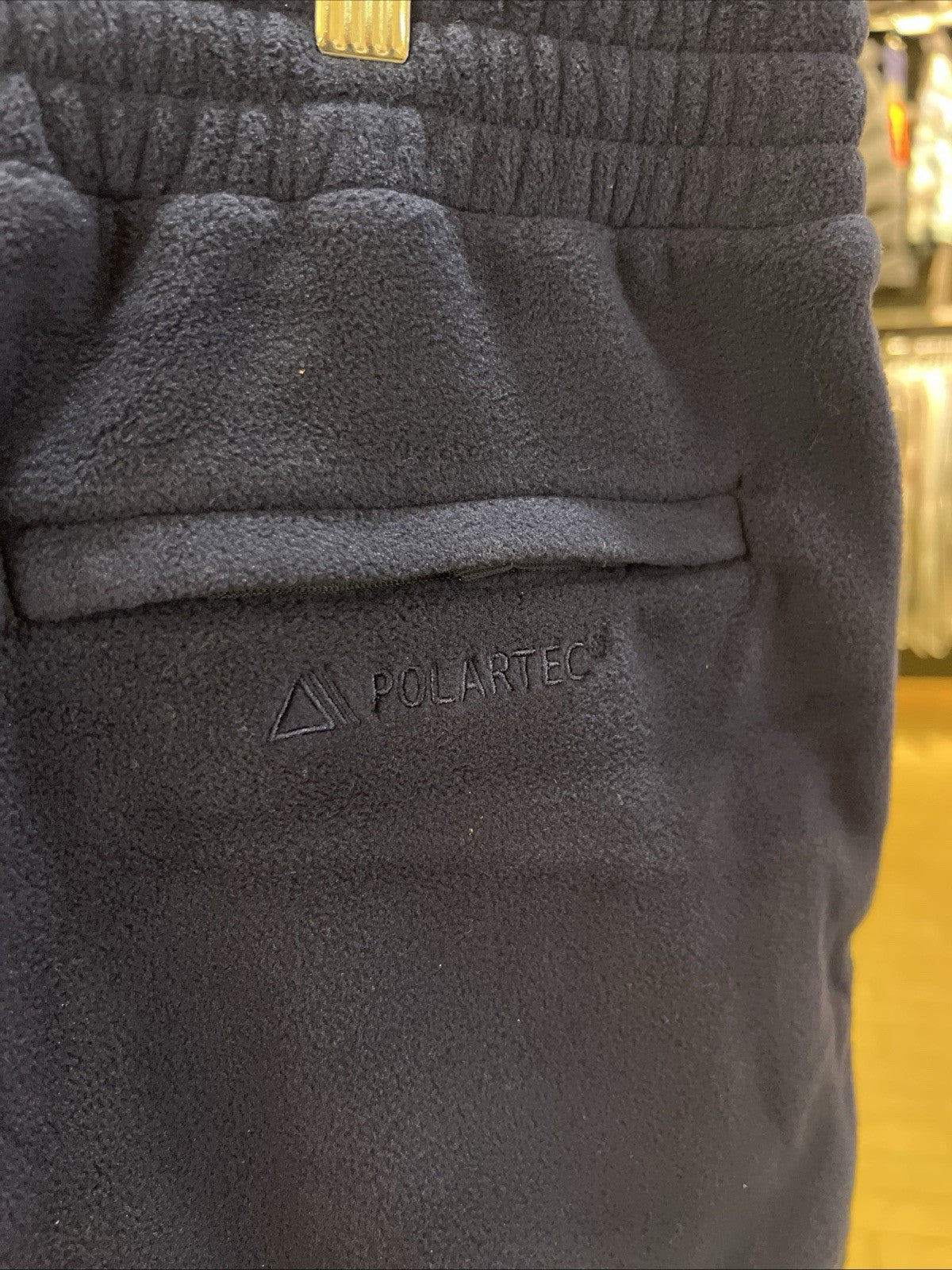 Supreme Polartec Shorts Navy Size Large