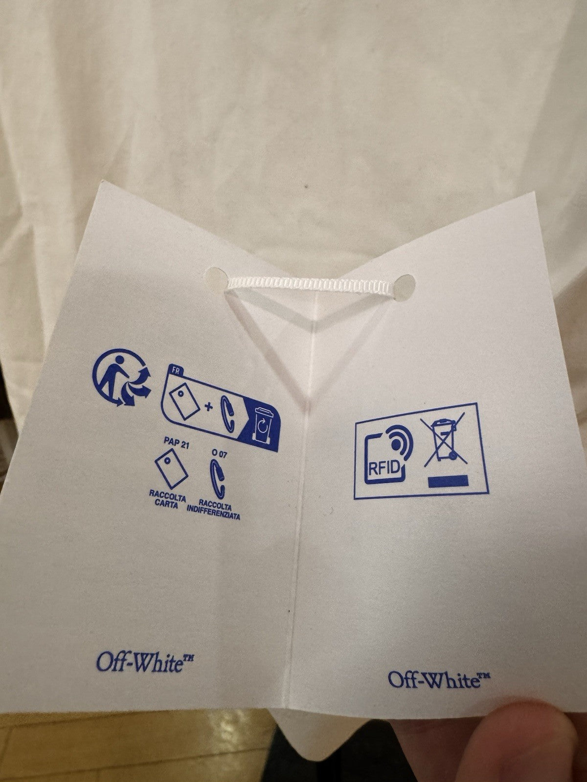 Off-White Scratch Arrow Tee SN34 White Men's Size M