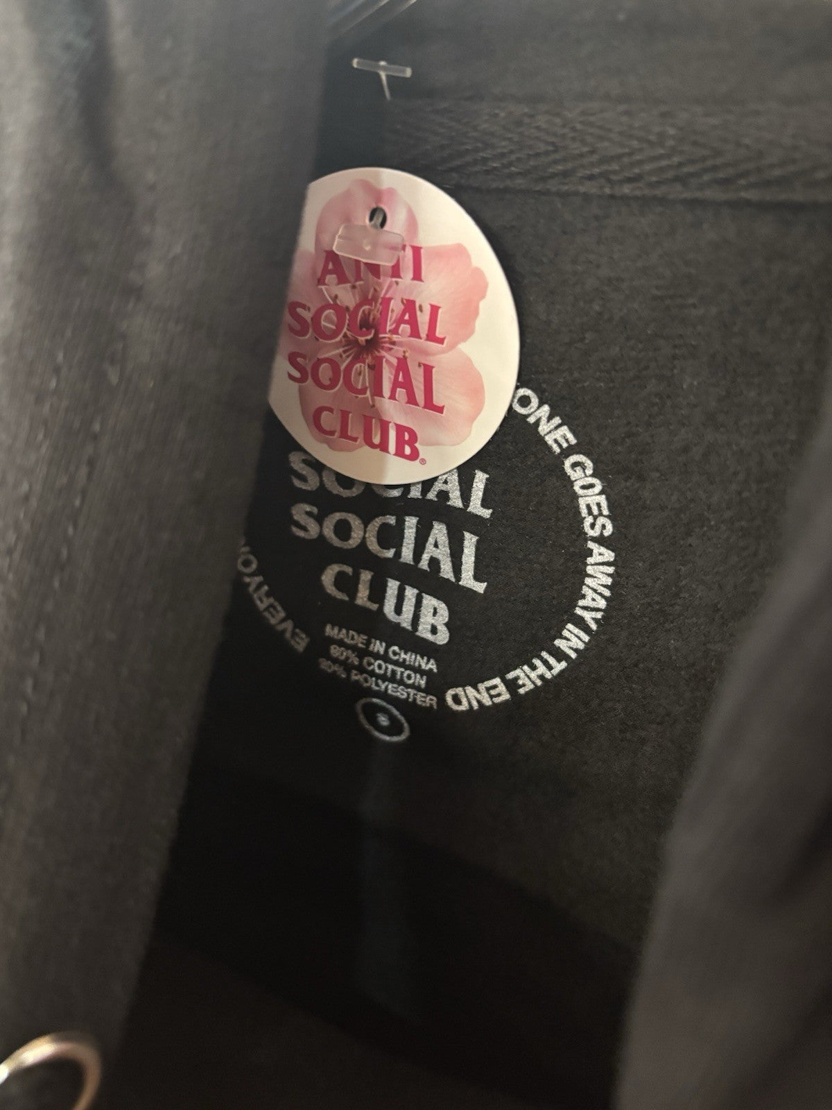 Anti Social Social Club Fragment Half Tone Hoodie SZ S