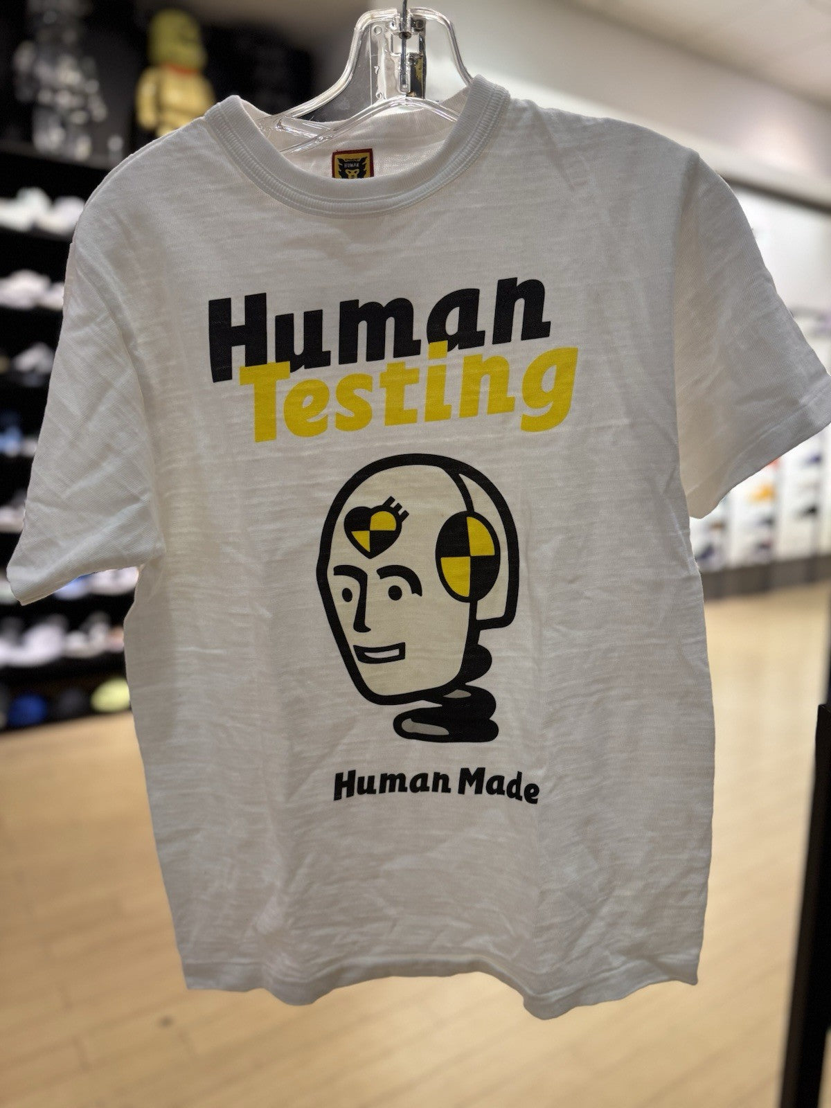 Human Made x A$AP Rocky Testing T-Shirt Size Small White Graphic Print Grunge