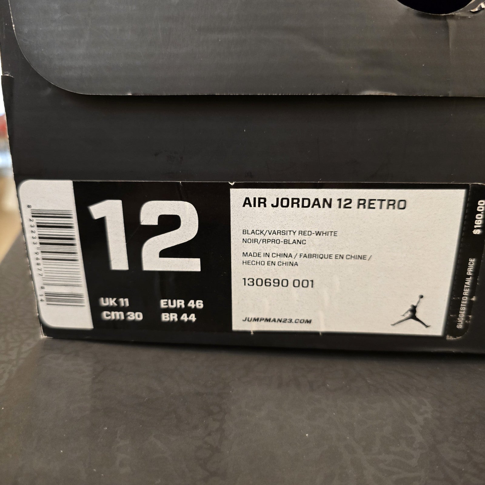Size 12 - Air Jordan 12 Retro 2012 Playoff