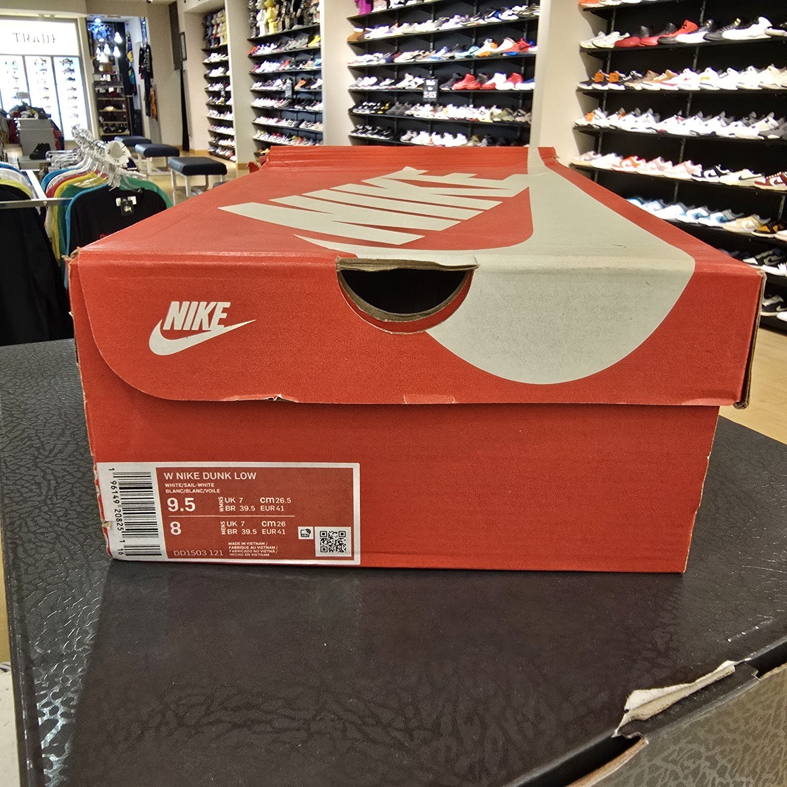 Size 9.5 - Nike Dunk Low White Sail Women's