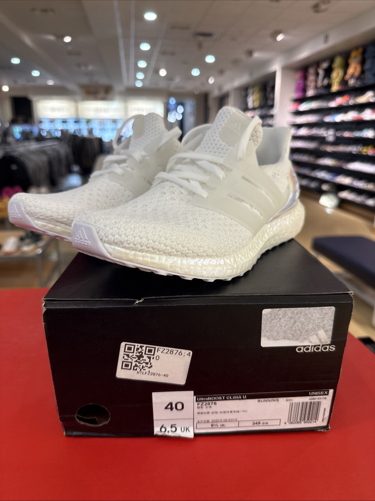 Adidas UltraBoost CLIMA U. Unisex Running Shoe, Men’s Size 7.