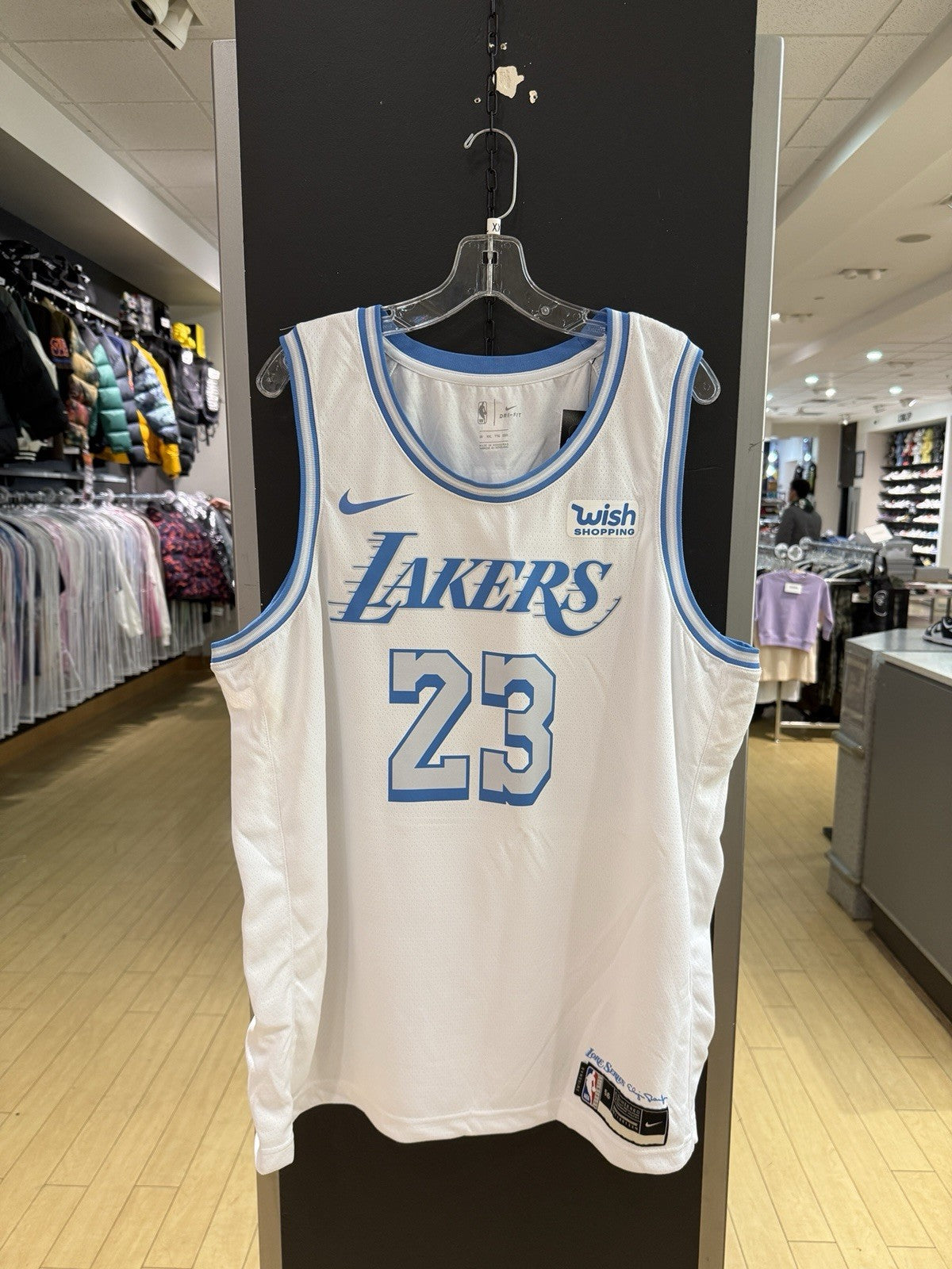 Nike Los Angeles Lakers City Edition Lebron James #23 Jersey Sz XXL