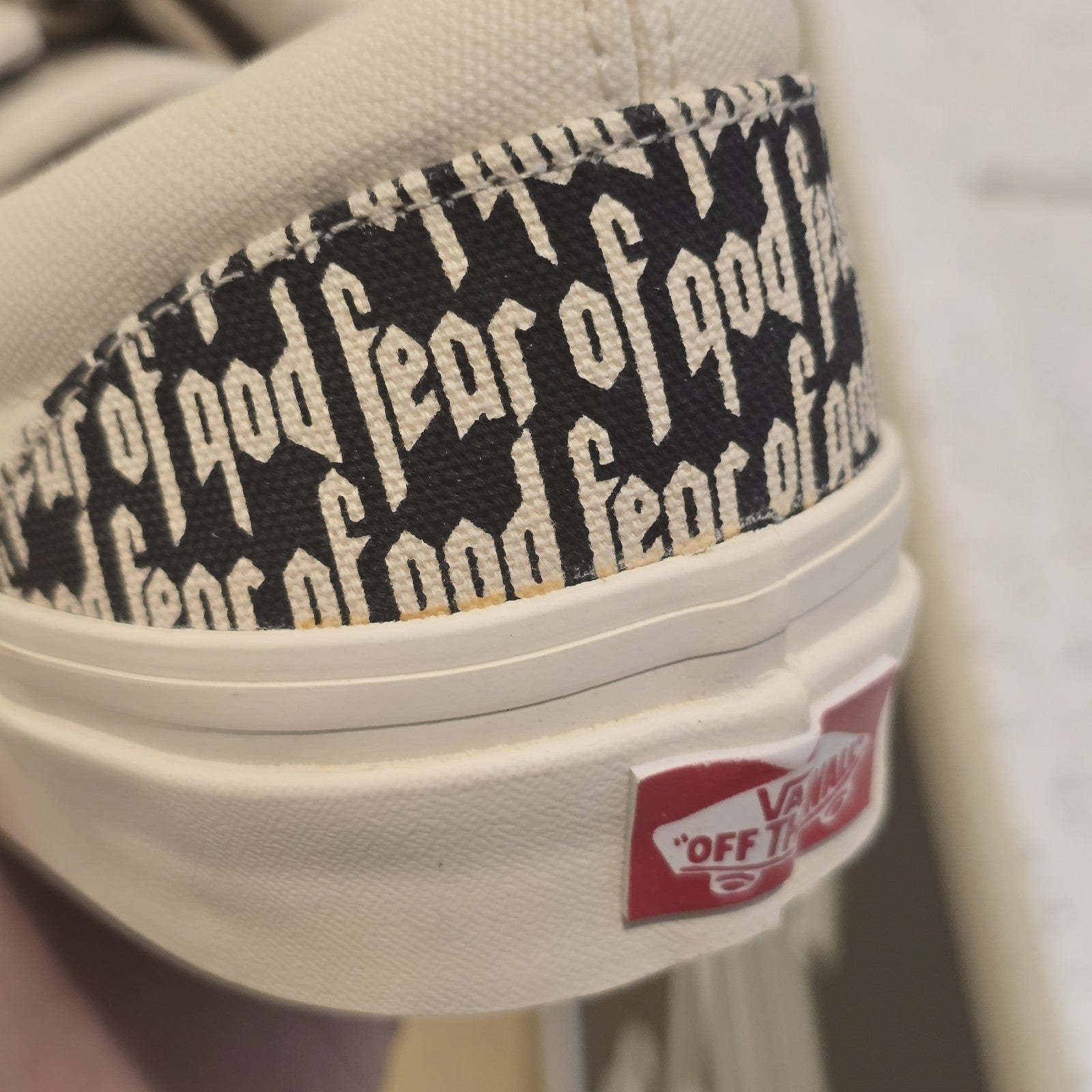 Fear of God x Vans Era 95 DX Collection 2 White SZ 8 Stains