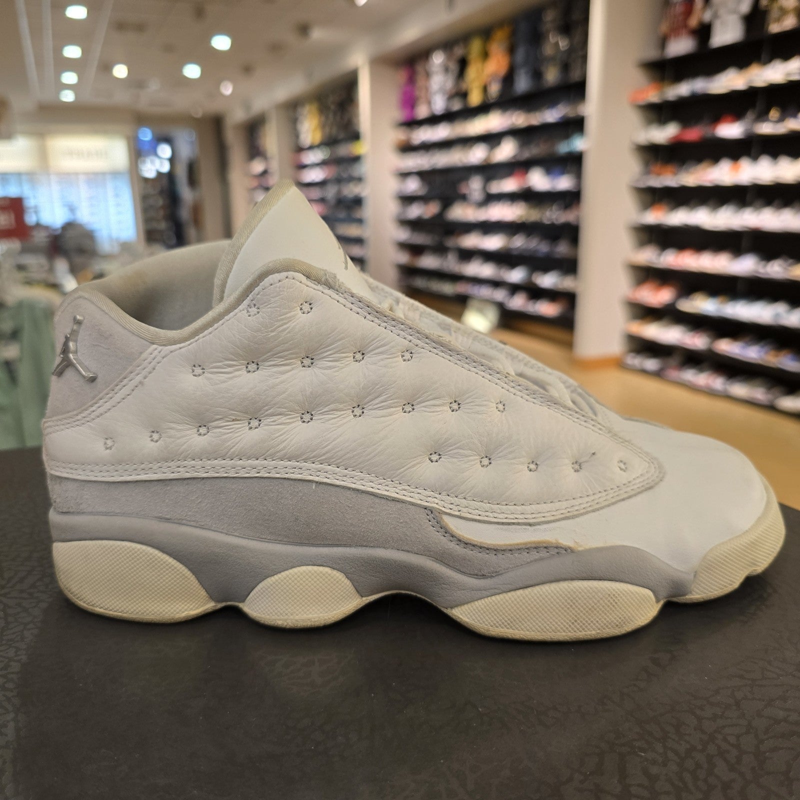 Size 7Y - Air Jordan 13 Retro Low Pure Platinum
