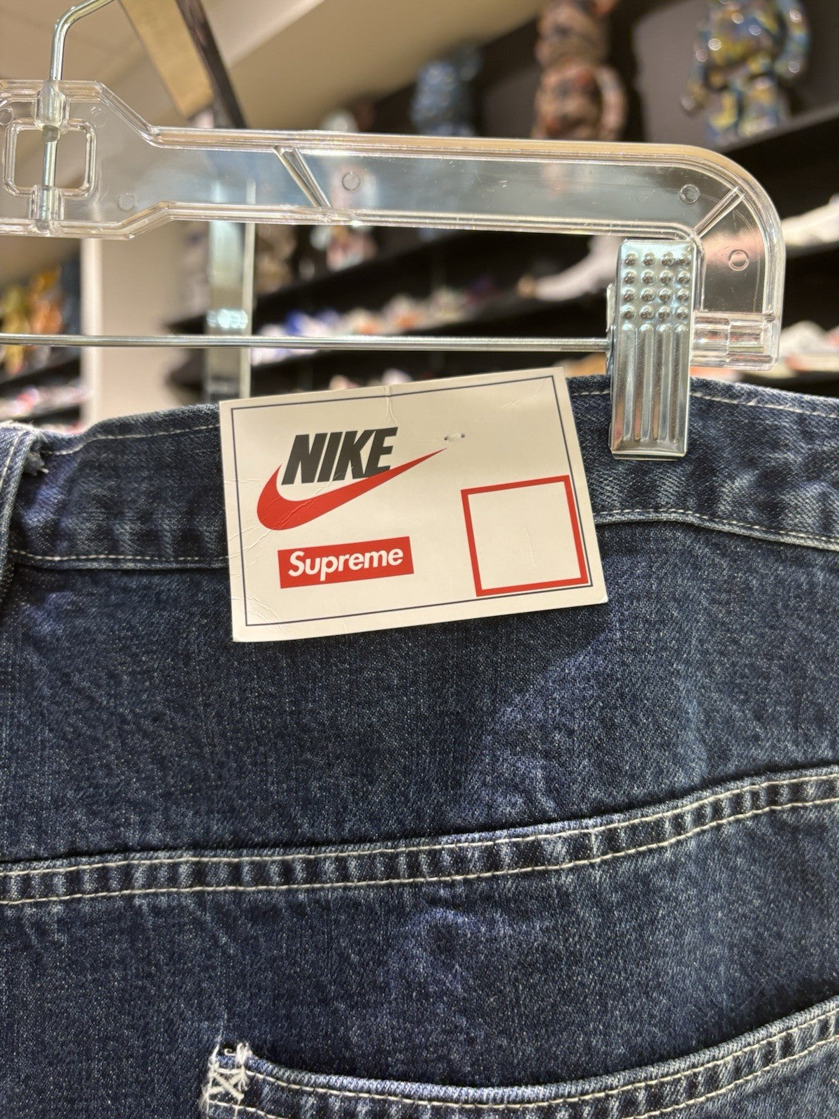 Supreme Nike Denim Short Indigo Size 38