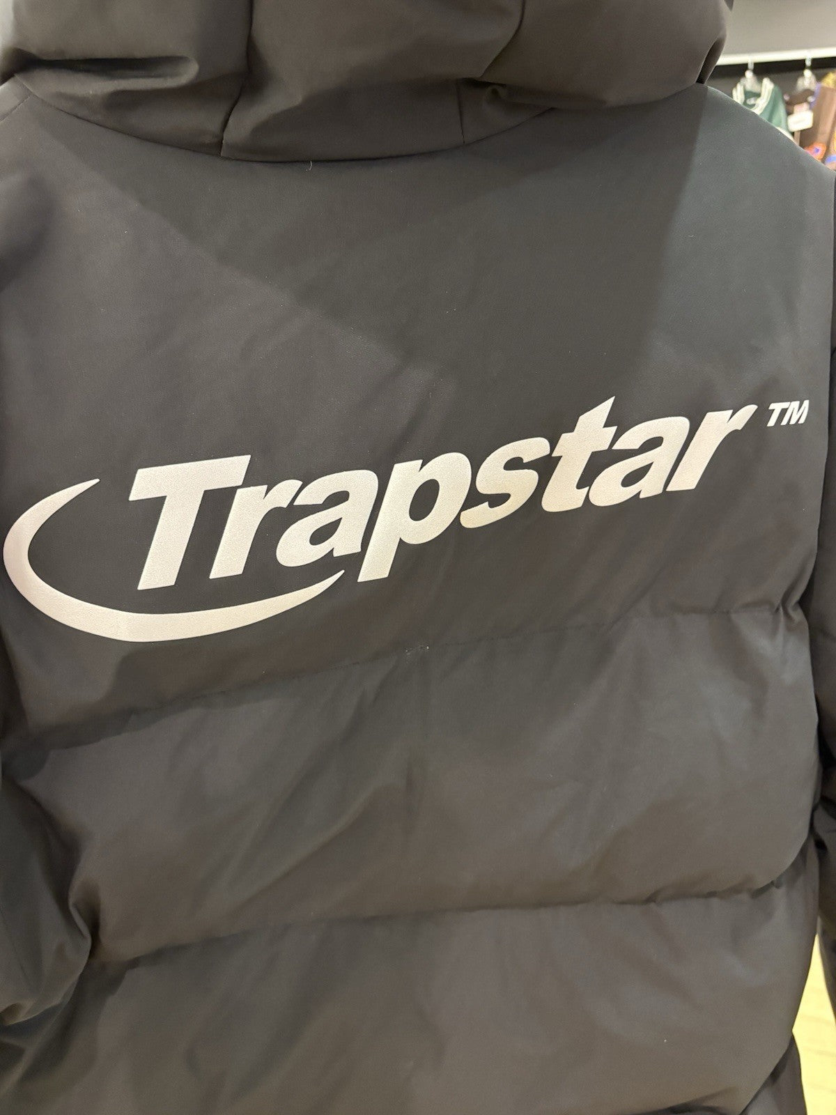 Trapstar Hyperdrive Technical Puffer Black/Reflective SZ L