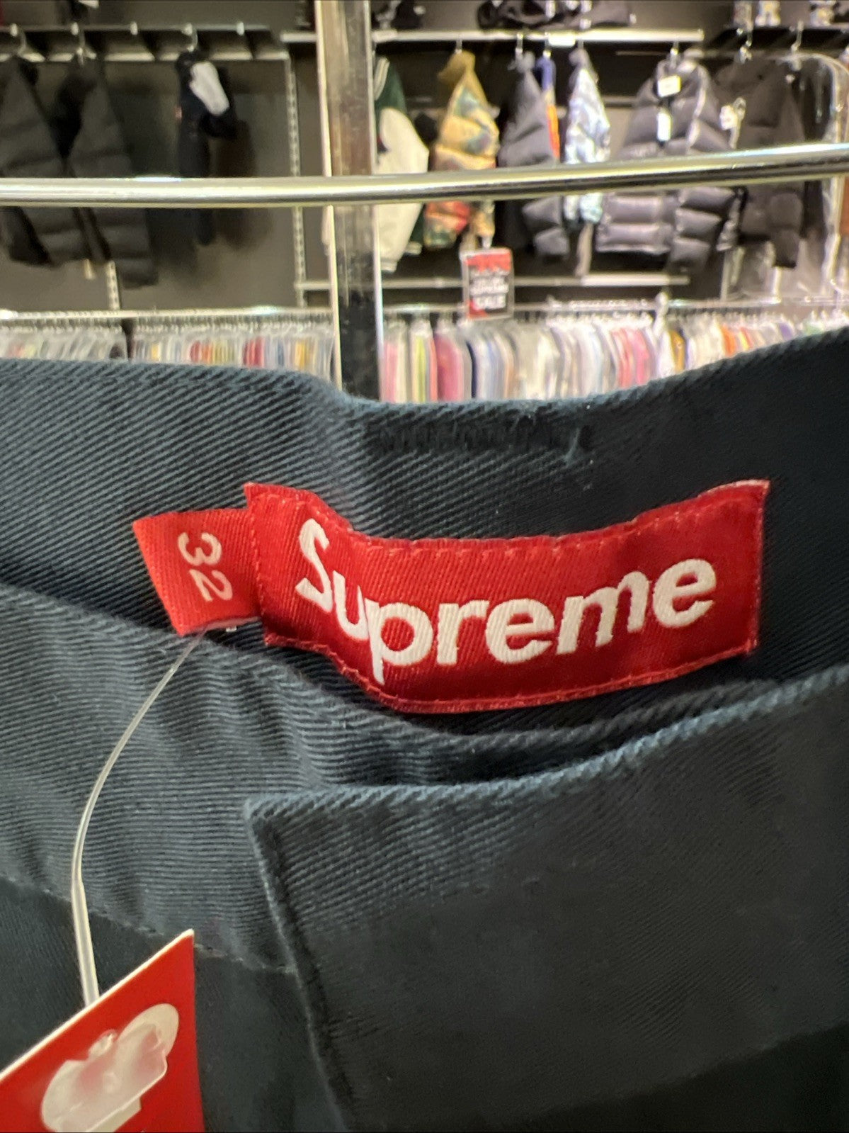 Supreme Work Pant Light Navy Sz 32 DEFECT