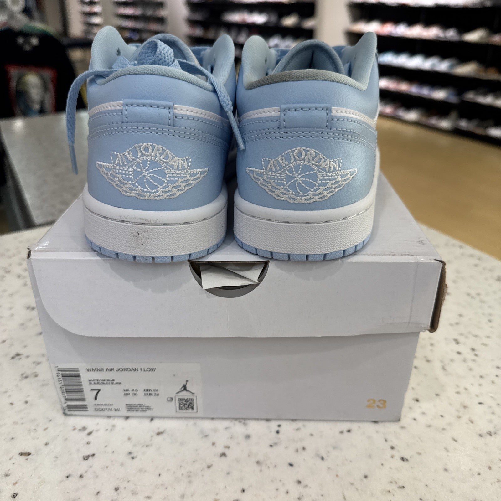 Size 7 - Jordan 1 Low Ice Blue W