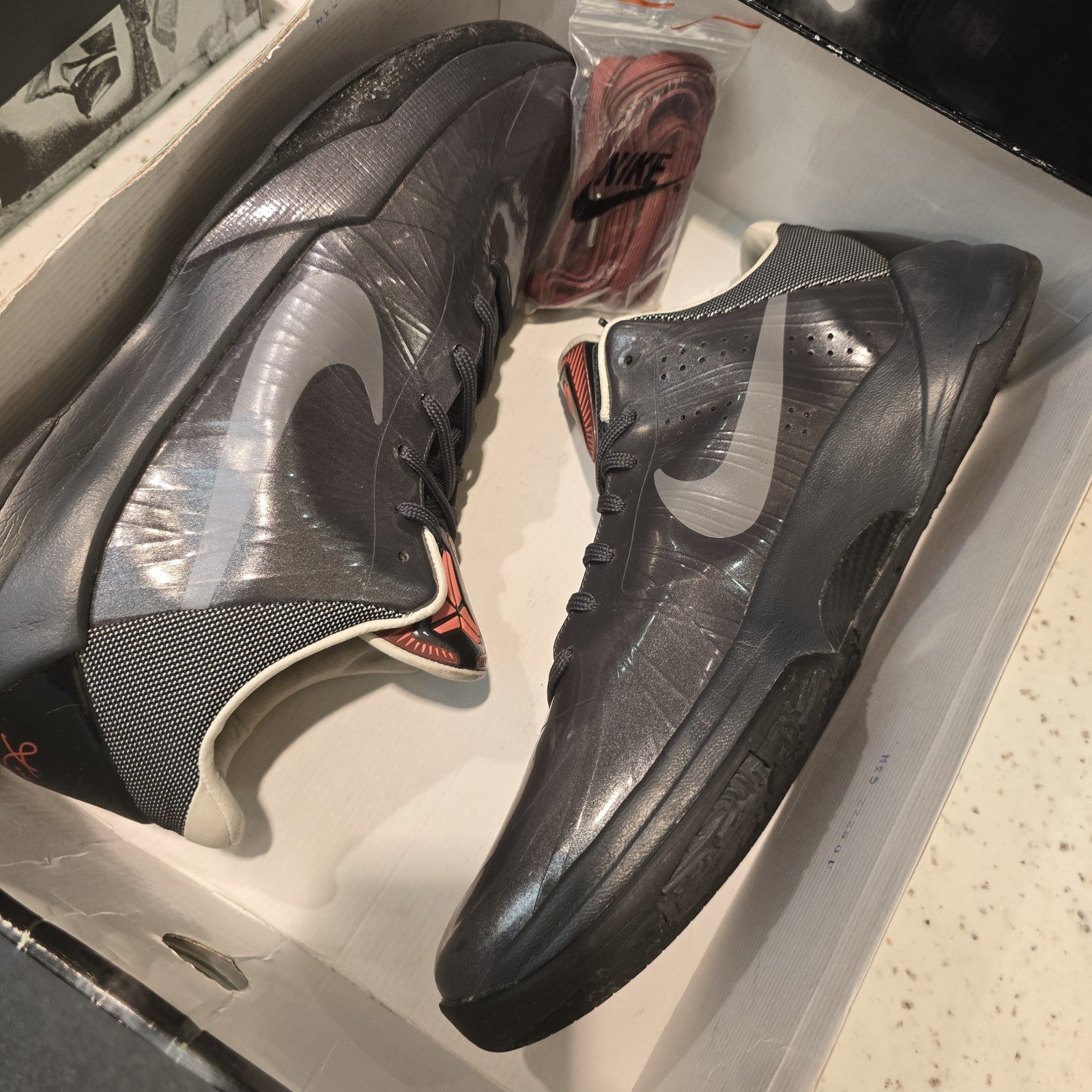 Size 15 - Nike Kobe Aston Martin Pack