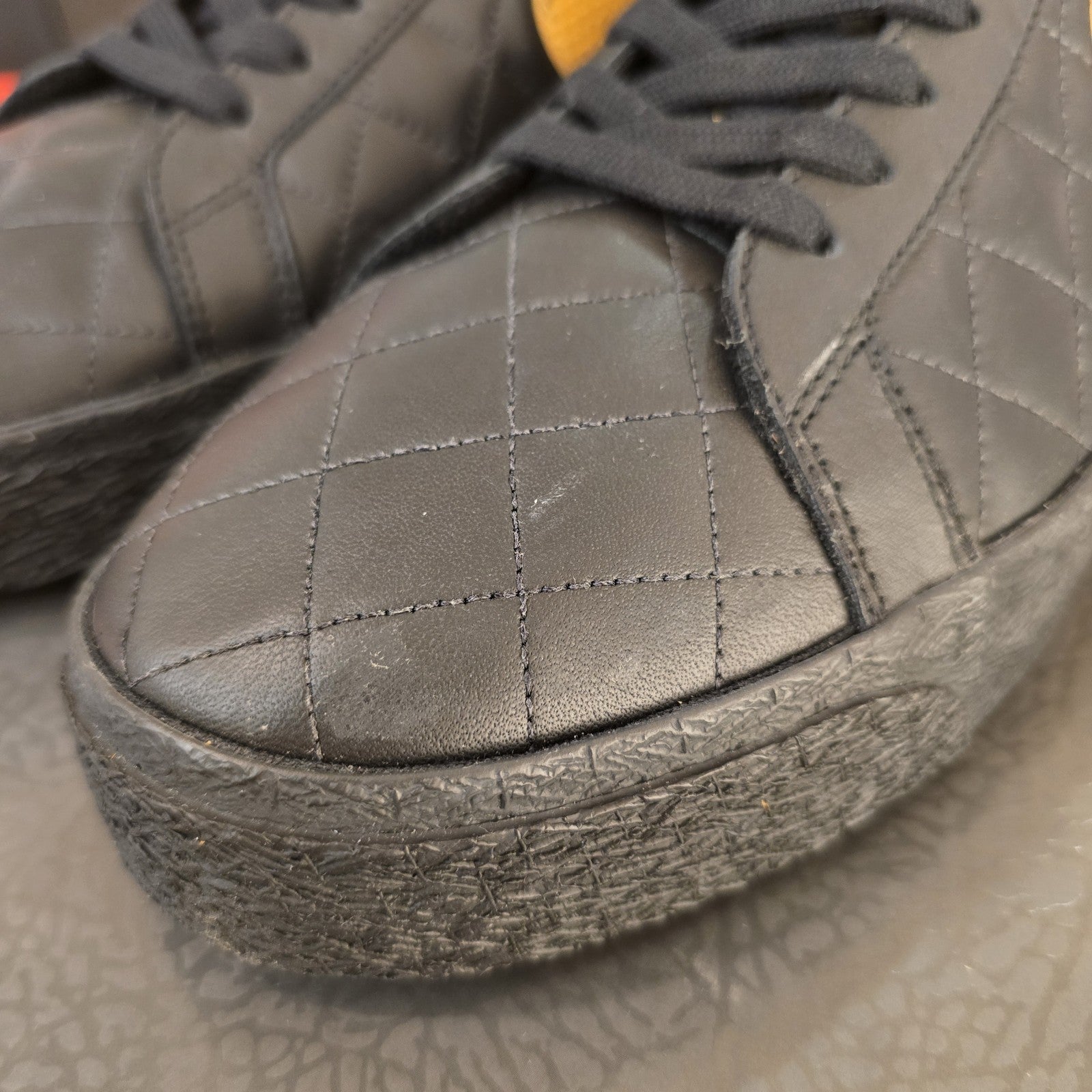 Size 12 - Supreme x Nike Zoom Blazer QS SB Mid Black Snakeskin