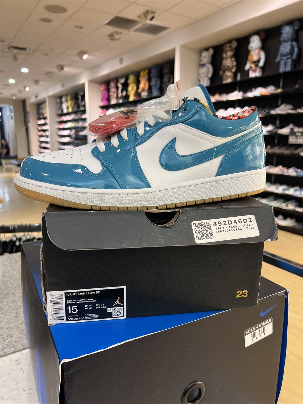 Jordan Air Jordan 1 Low Barcelona Blue/White/Red Sz 15