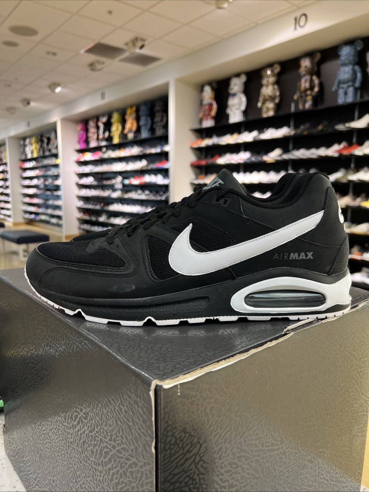 Nike Air Max Command Black White Sneakers Sz 15 DEFECT / NO BOX
