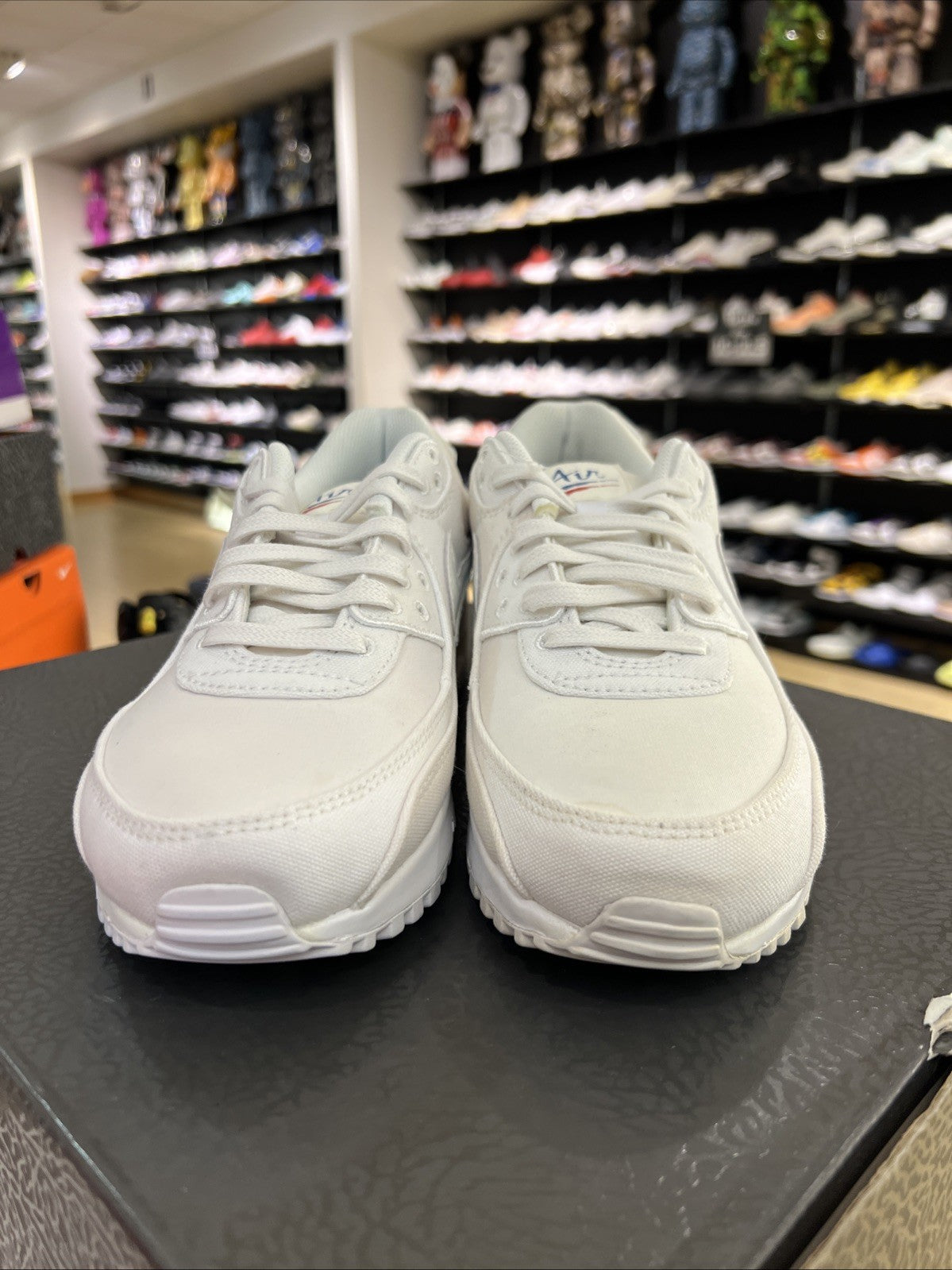 Nike Air Max 90 Shoes White Premium City Pack Paris Sz 9.5