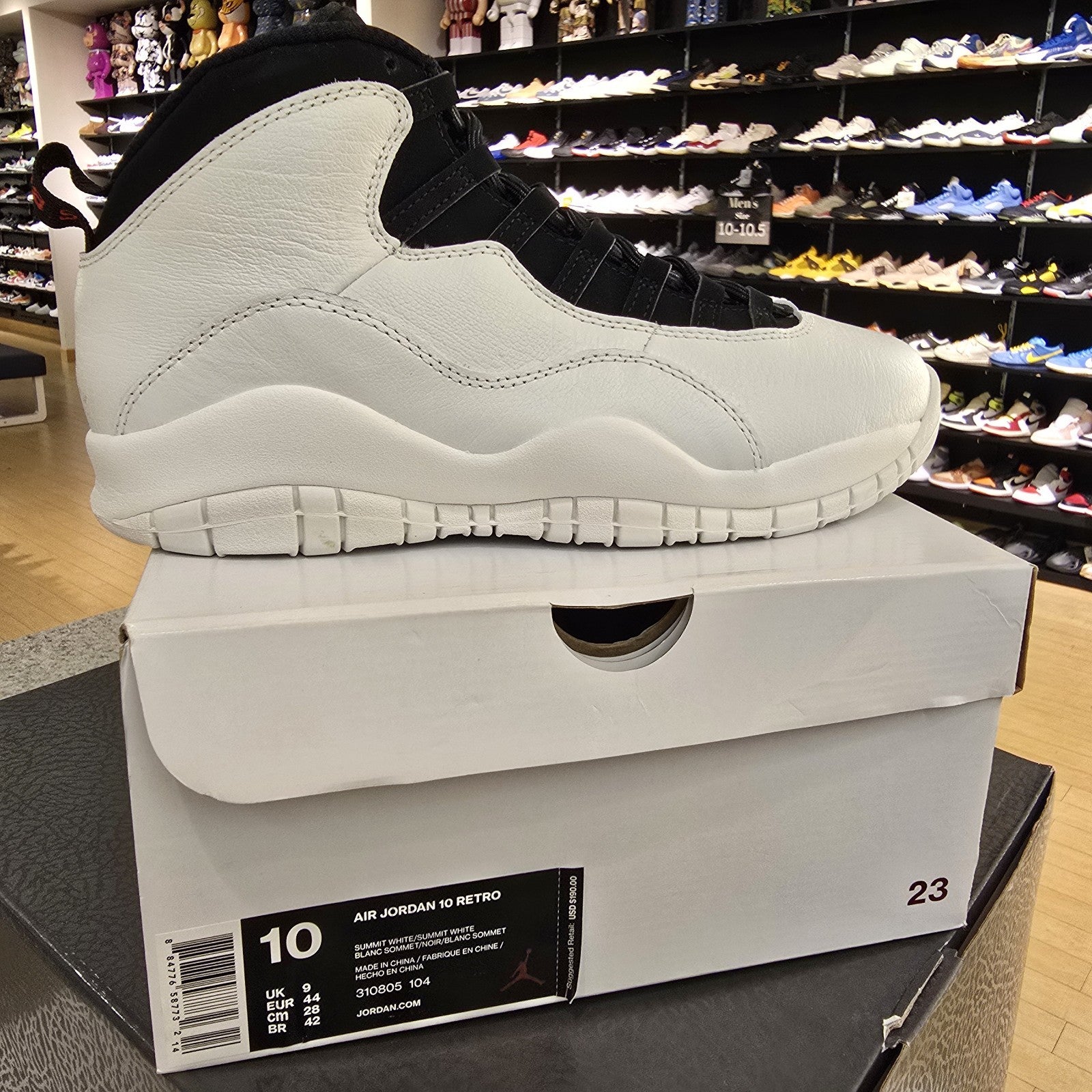 Size 10 - Air Jordan 10 Retro I'm Back 310805-104